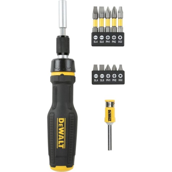 Отвертка со сменными вставками DEWALT 10 шт DWHT0-66567