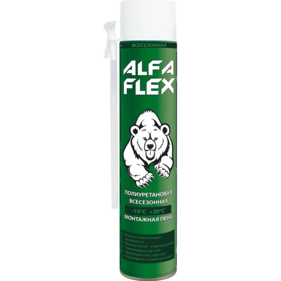 Пена монтажная всесезонная ALFAFLEX, до 45 л 528980