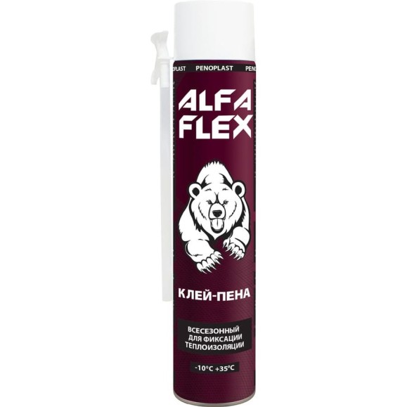 Клей пена ALFAFLEX монтажная, всесезонная 756795 Клей пена ALFAFLEX монтажная, всесезонная 756795