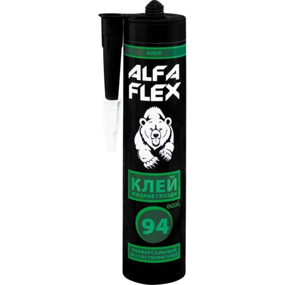 Клей ALFAFLEX жидкие гвозди, универсальный эко, бежевый, 280 мл 534267 Клей ALFAFLEX жидкие гвозди, универсальный эко, бежевый, 280 мл 534267