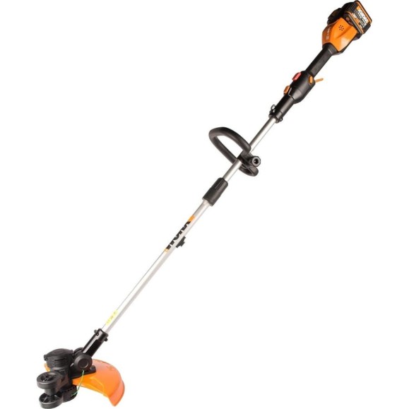 Аккумуляторный триммер WORX 40В, 2х2.0 А*ч, двойное ЗУ 2x2A WG184E Аккумуляторный триммер WORX 40В, 2х2.0 А*ч, двойное ЗУ 2x2A WG184E
