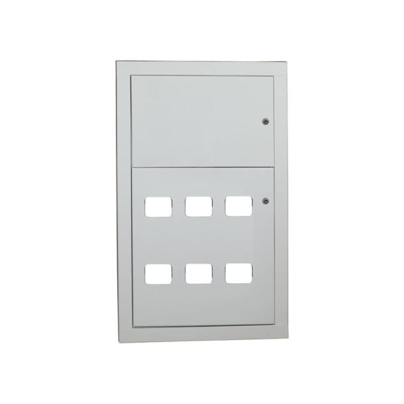 Этажный щит EKF ЩЭ 6 квартир, без слаботочного отсека IP31 PROxima mb10-v-6r