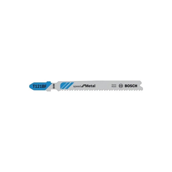 Полотно пильное T121BF Speed for Metal 5 шт. (92 мм; BIM) Bosch 2608636714