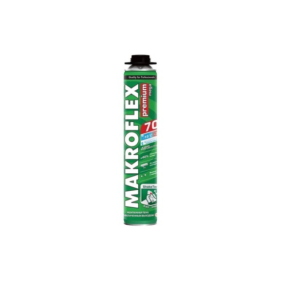Профессиональная монтажная пена Makroflex SHAKETEC Премиум Мега 70 всесезонная тов-159625