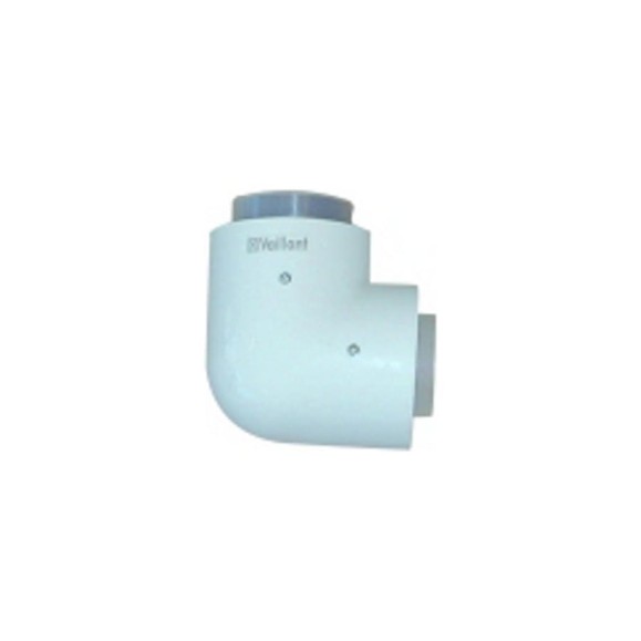 Отвод для труб пластиковый (87°; DN 80/125 мм) Vaillant 303210
