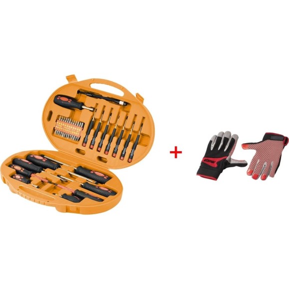 Набор ручного инструмента DEFORT DSK-42 + Перчатки Stomer Extra Grip XXL 98296327