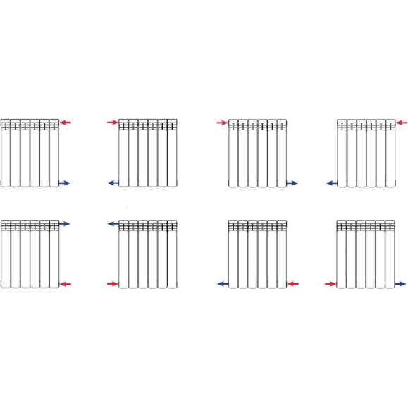 Чугунный радиатор Demrad Retro 800/180 сек.6