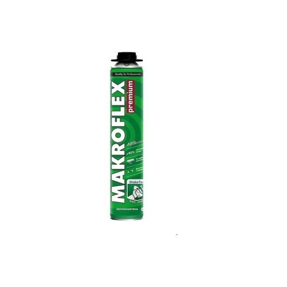 Профессиональная монтажная пена Makroflex SHAKETEC Премиум 0,77л всесезонная тов-164956