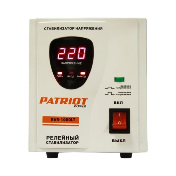 Релейный стабилизатор напряжения PATRIOT RVS-1000LT 670301055