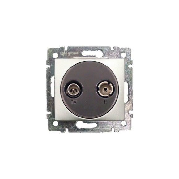Розетка TV-FM, 1.5 дБ, алюминий Legrand Valena 770132 Розетка TV-FM, 1.5 дБ, алюминий Legrand Valena 770132