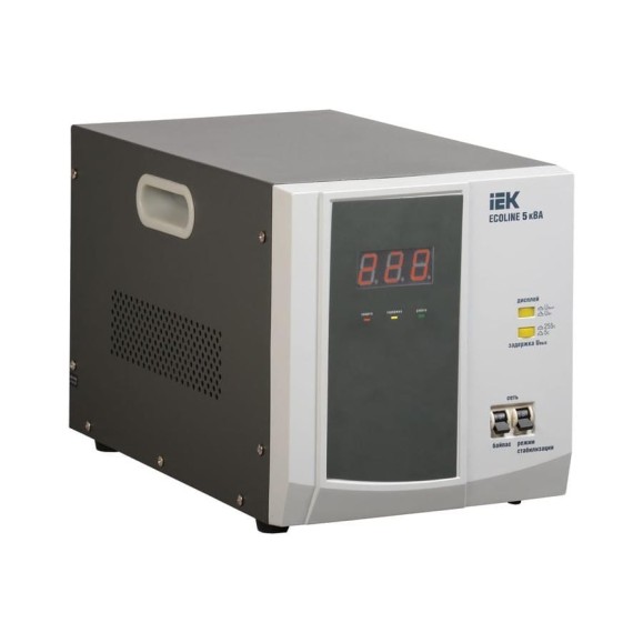 Переносной стабилизатор напряжения 5кВА IEK Ecoline 290118