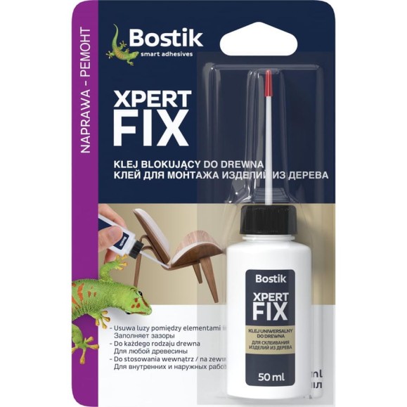 Клей для монтажа изделий из дерева Bostik XPERT FIX 50 мл 30612624