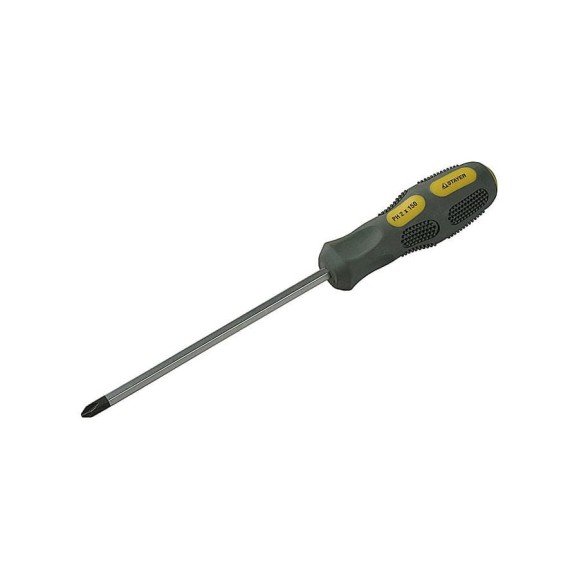Ударная отвертка MAX-GRIP Go-Through PH №2 x 150 мм STAYER 25824-2-150 G