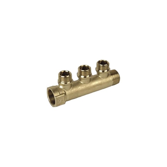 Коллектор (вход 3/4"; выходы 1/2") для трубопровода GENERAL FITTINGS 51045-3/4-1/2-T3
