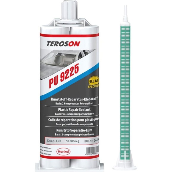Клей для ремонта пластика TEROSON PU 9225 50мл 267081