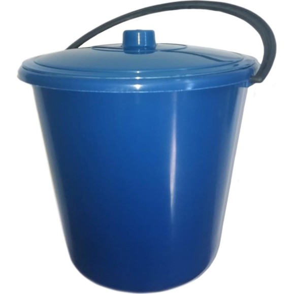 Хозяйственное ведро с крышкой BlagPlast 10 л, синее Bl-19902-3 Хозяйственное ведро с крышкой BlagPlast 10 л, синее Bl-19902-3