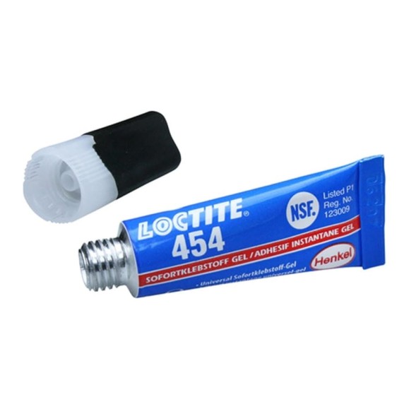Моментальный цианоакрилатный клей общего назначения LOCTITE 454 гелеобразный, 3гр, 2шт./уп. 1870967-2