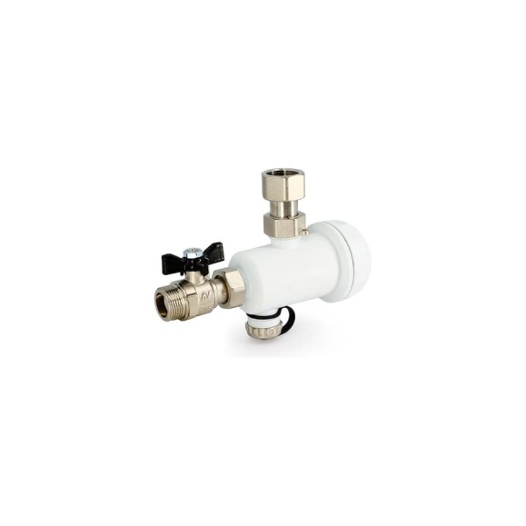 Магнитный фильтр-грязеуловитель для котла Uni-Fitt 3/4" пластик белый 215W3000
