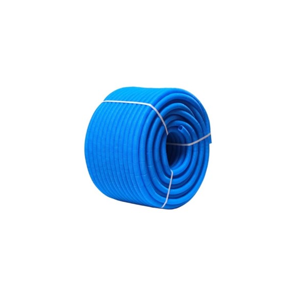 Гофра Uni-Fitt 43 мм, синяя, для труб 32 мм, 30 м 583B4303
