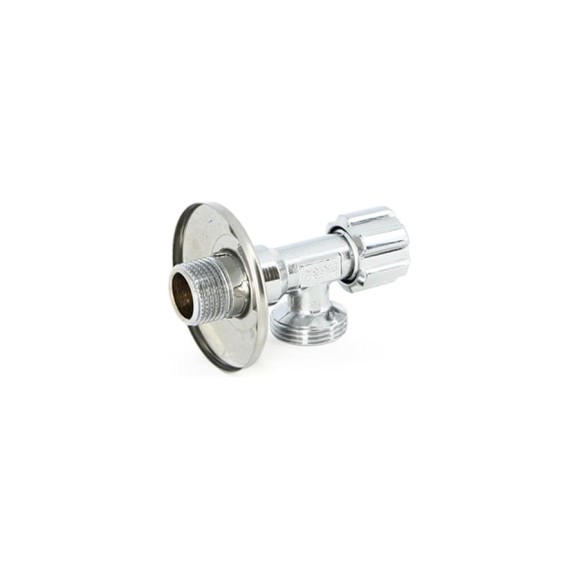 Вентиль Uni-Fitt НН 1/2" х 3/4" для подключения стиральных машин, хром, рукоятка металл 187M2300 Вентиль Uni-Fitt НН 1/2" х 3/4" для подключения стиральных машин, хром, рукоятка металл 187M2300