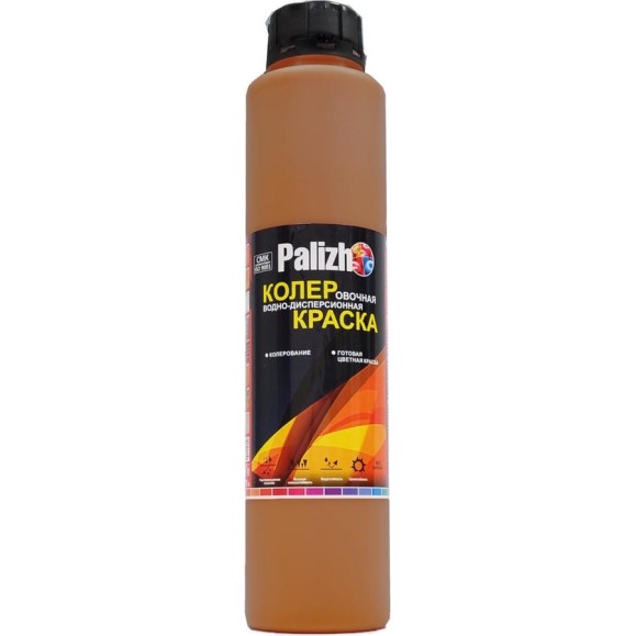 Колеровочная краска Palizh В/Д №507 коричневый 0,75 л 11603604