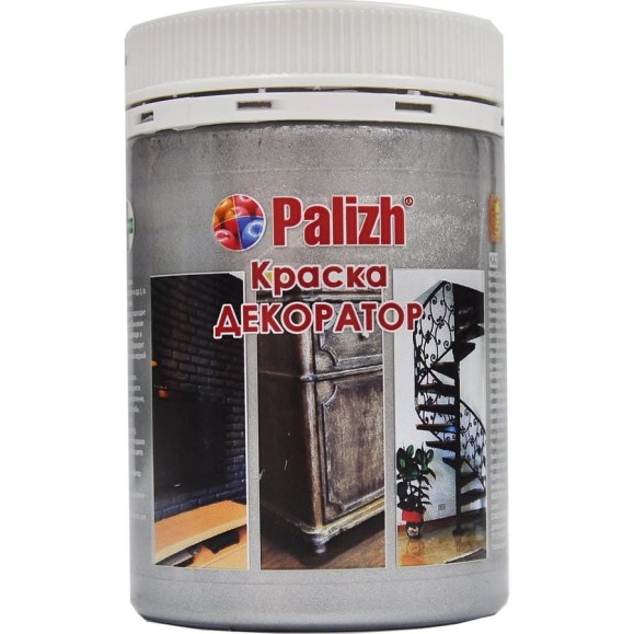 Акриловая краска-колер Palizh №182 темное серебро 0,25 кг 11605997 Акриловая краска-колер Palizh №182 темное серебро 0,25 кг 11605997
