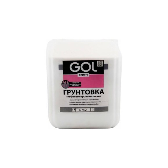 Акриловая грунтовка глубокого проникновения Palizh GOL expert 116, канистра 5 л 11605969 Акриловая грунтовка глубокого проникновения Palizh GOL expert 116, канистра 5 л 11605969