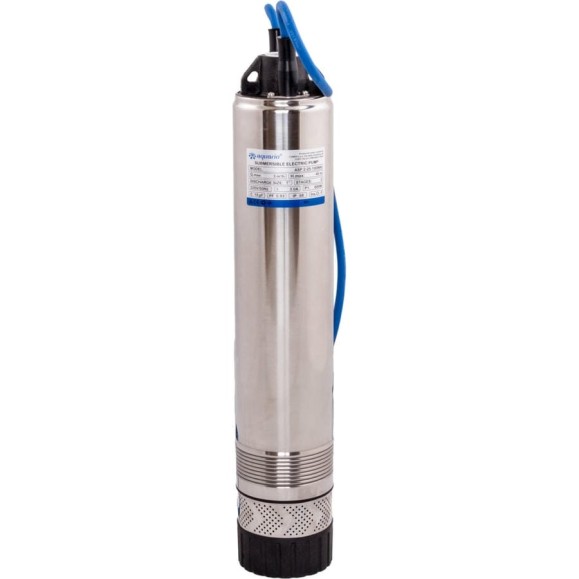 Колодезный насос AQUARIO ASP2-25-100WA кабель 20 м, встроенный конденсатор 3224 Колодезный насос AQUARIO ASP2-25-100WA кабель 20 м, встроенный конденсатор 3224