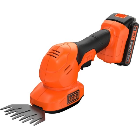 Аккумуляторный кусторез Black&Decker 18 В, Li-Ion, 2.0 А*ч BCSS18D1-QW