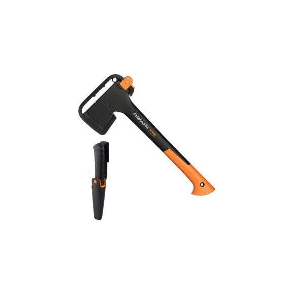 Набор Fiskars: топор Х10, универсальный нож с точилкой 1057914