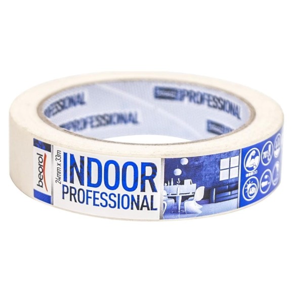 Малярная лента BEOROL Professional 24 мм х 33 м 206352 Малярная лента BEOROL Professional 24 мм х 33 м 206352