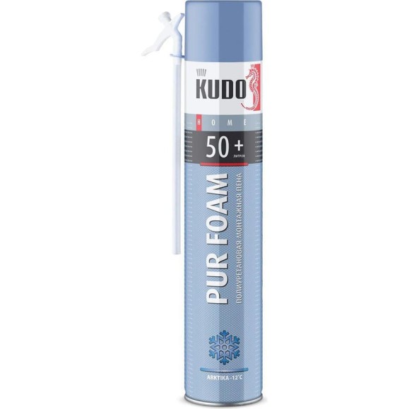 Полиуретановая монтажная пена KUDO HOME 50+ ARKTIKA 1000 мл 11605565