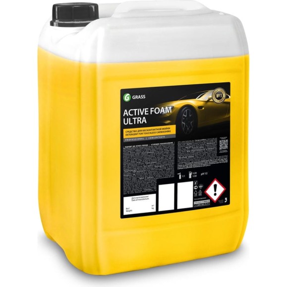 Автошампунь Active Foam Ultra канистра 20 кг Grass 710220