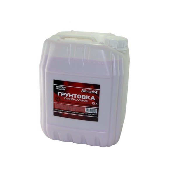 Универсальная грунтовка Movatex PROFI 10 л Т02300