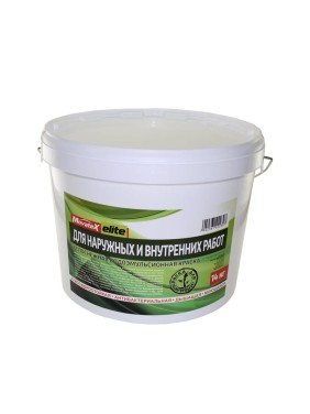 Водоэмульсионная краска для наружных и внутренних работ Movatex elite 14 кг Т11886