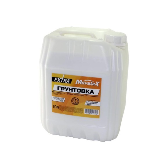 Грунтовка для внутренних работ Movatex EXTRA 10 л Т11877