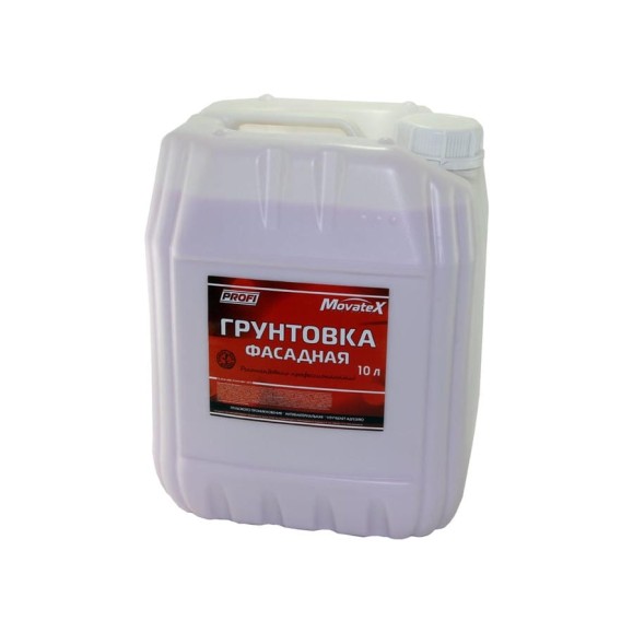 Фасадная грунтовка Movatex PROFI 10 л Т14095 Фасадная грунтовка Movatex PROFI 10 л Т14095