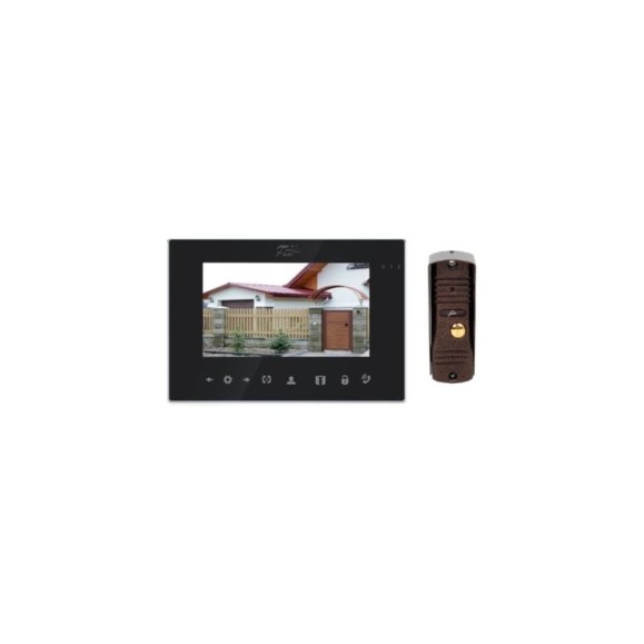 Комплект видеодомофона FOX с Wi-Fi FX-HVD7U-KIT (ТУЯ 7B) КОМПЛЕКТ