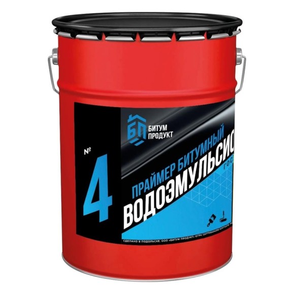 Праймер водоэмульсионный БИТУМ ПРОДУКТ, 21,5 кг, BP-4 Праймер водоэмульсионный БИТУМ ПРОДУКТ, 21,5 кг, BP-4