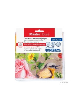 Салфетка из микрофибры Master House Английский сад 30х30см 60448