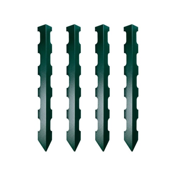 Колышки для деревянных грядок CB75-5 Delta-Park зелёный, 4 шт. 3003024 Колышки для деревянных грядок CB75-5 Delta-Park зелёный, 4 шт. 3003024