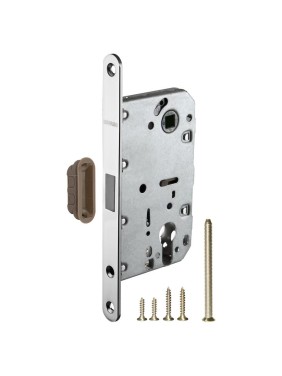 Межкомнатный замок под цилиндр Fuaro MAGNET M85C-50 CP хром new plate 42787