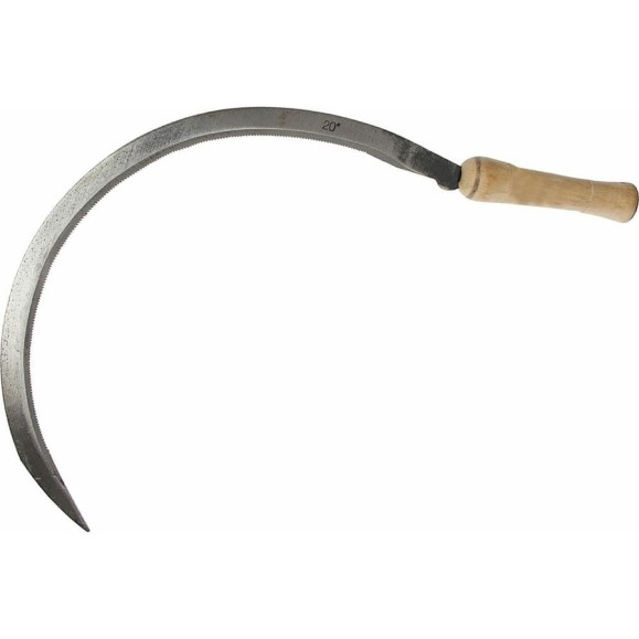Серп Greengo Травник 20", толщина лезвия 2 мм, деревянная рукоять 1005007
