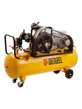 Воздушный компрессор с ременным приводом DENZEL BCW3000-T/100, 3,0 кВт, 100 литров, 520 л/мин 58118