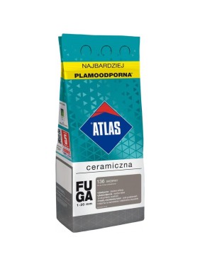 Керамическая затирка ATLAS серебряный, 2 кг (1-20 мм) 136-СER