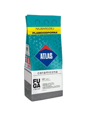 Керамическая затирка ATLAS белый, 2 кг (1-20 мм) 001-СER