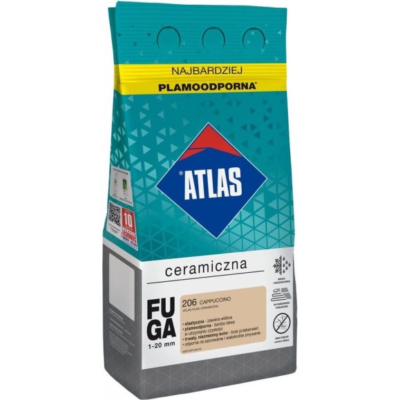 Керамическая затирка ATLAS капучино, 2 кг (1-20 мм) 206-СER Керамическая затирка ATLAS капучино, 2 кг (1-20 мм) 206-СER