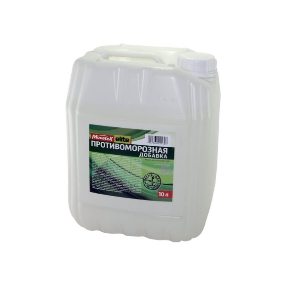 Противоморозная добавка Movatex Elite 10 л Т06112 Противоморозная добавка Movatex Elite 10 л Т06112