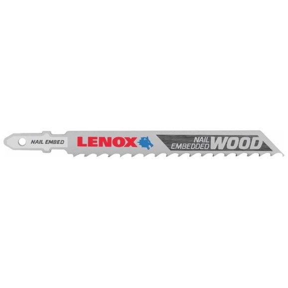 Пилка для лобзика по дереву с гвоздями B406T (3 шт; 6TPI; 102 мм) Lenox 1991406 Пилка для лобзика по дереву с гвоздями B406T (3 шт; 6TPI; 102 мм) Lenox 1991406