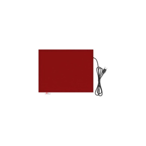 Коврик с подогревом Lappo USB, 32х26 см., цвет бордовый 2232701